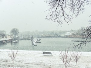 Snow time in Mamaroneck
