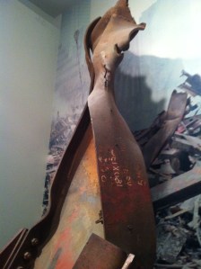 Twisted girder of Twin Towers